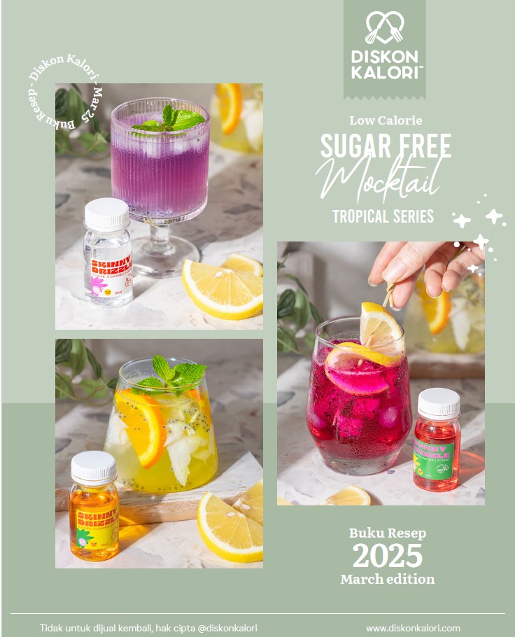 Ebook Low Calorie Mocktail Sugar Free Tropical Series