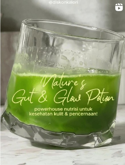 Nature's Gut and Glow Potion