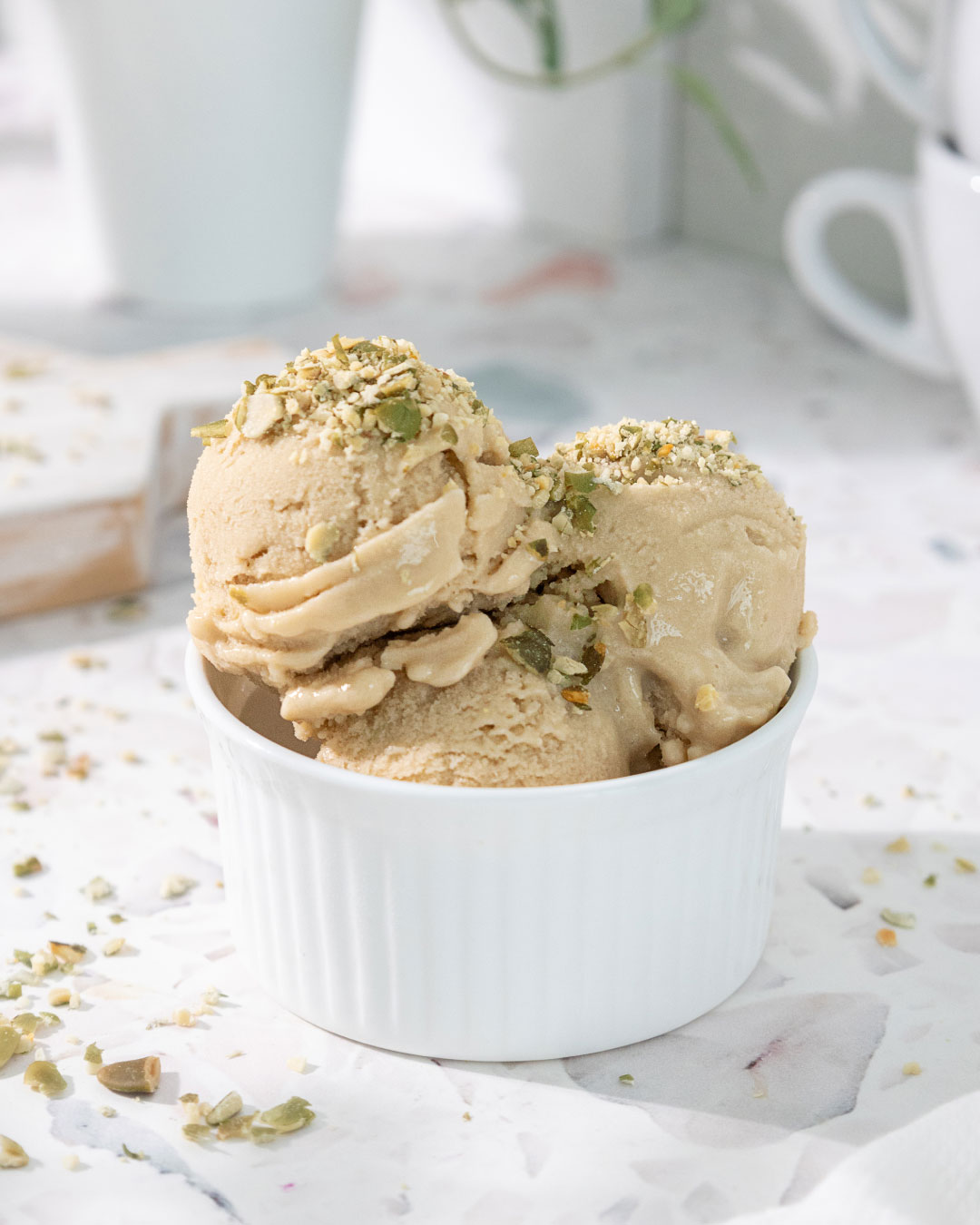 Vanilla Caramel Protein Ice Cream 