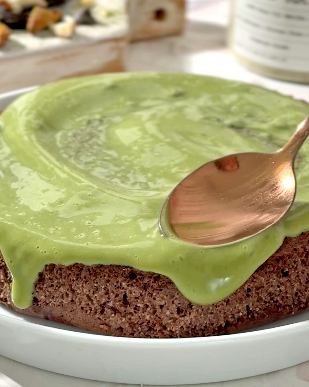 Low Calorie Matcha Cream 