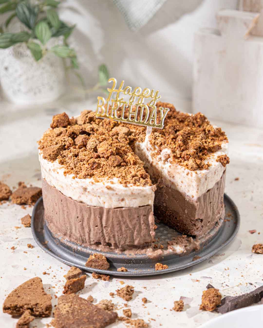 Triple Layer – Low Calorie Ice Cream Cake