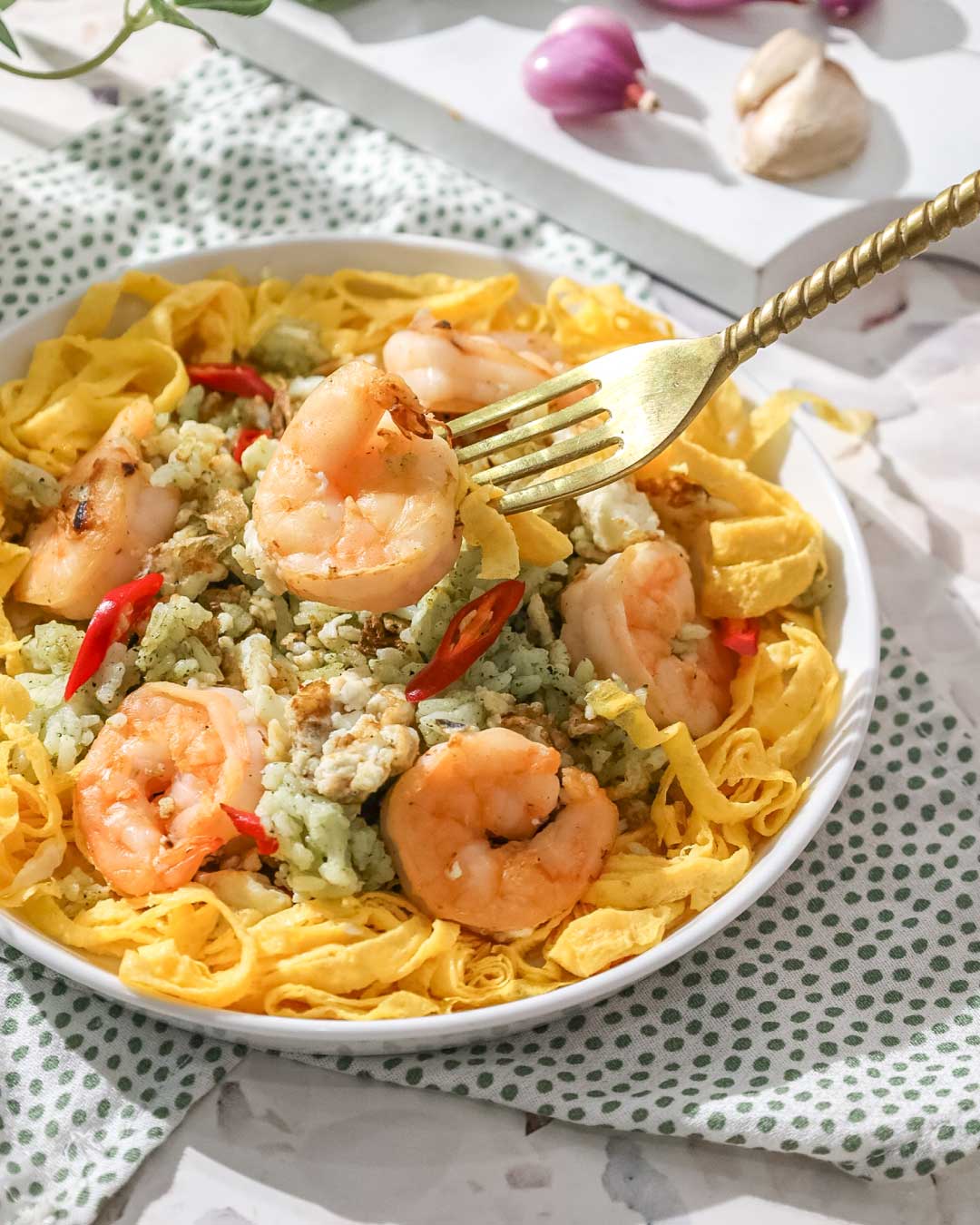 Nasi Pandan Udang 