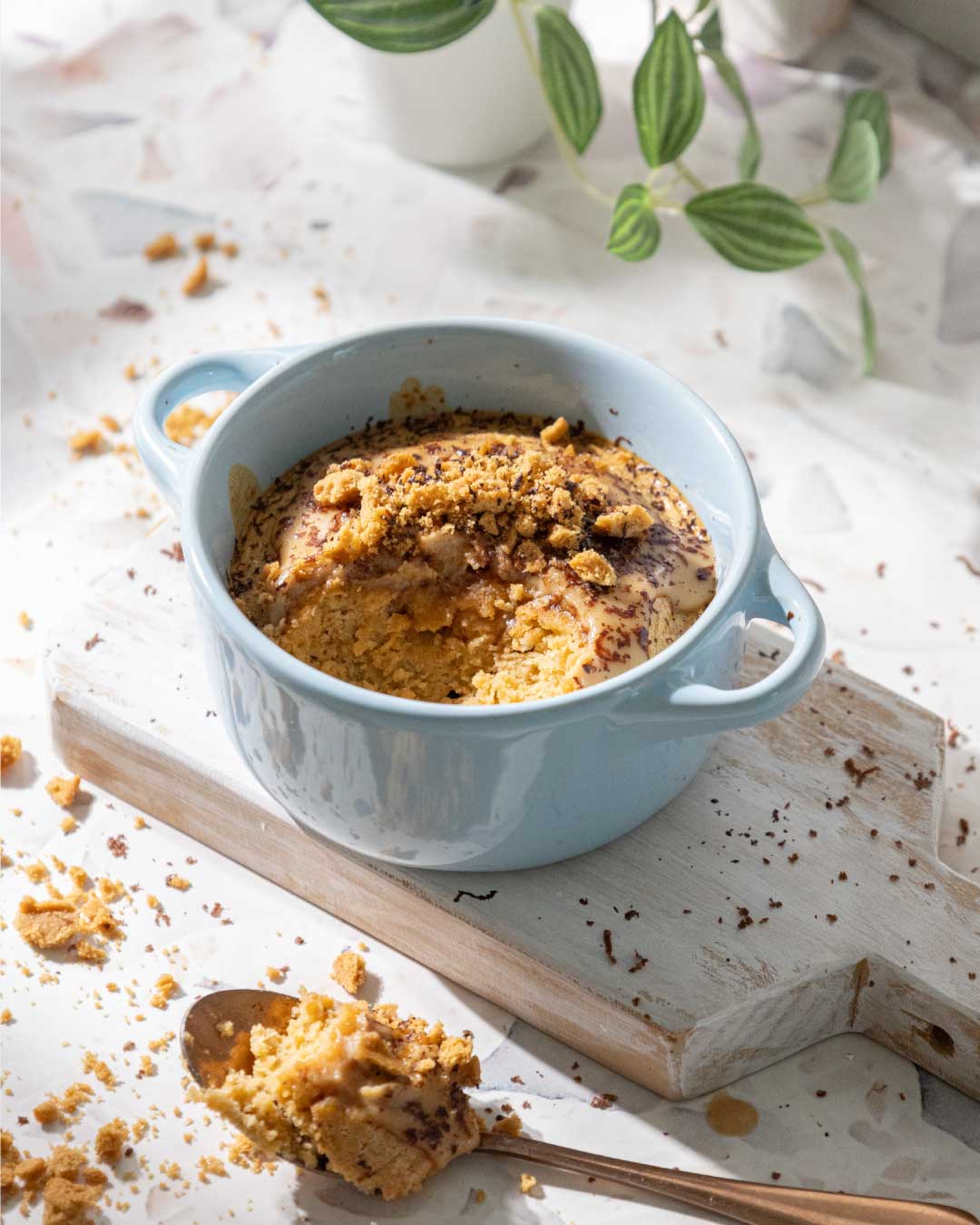 Low Calorie - No Butter - Biscoff Cake 