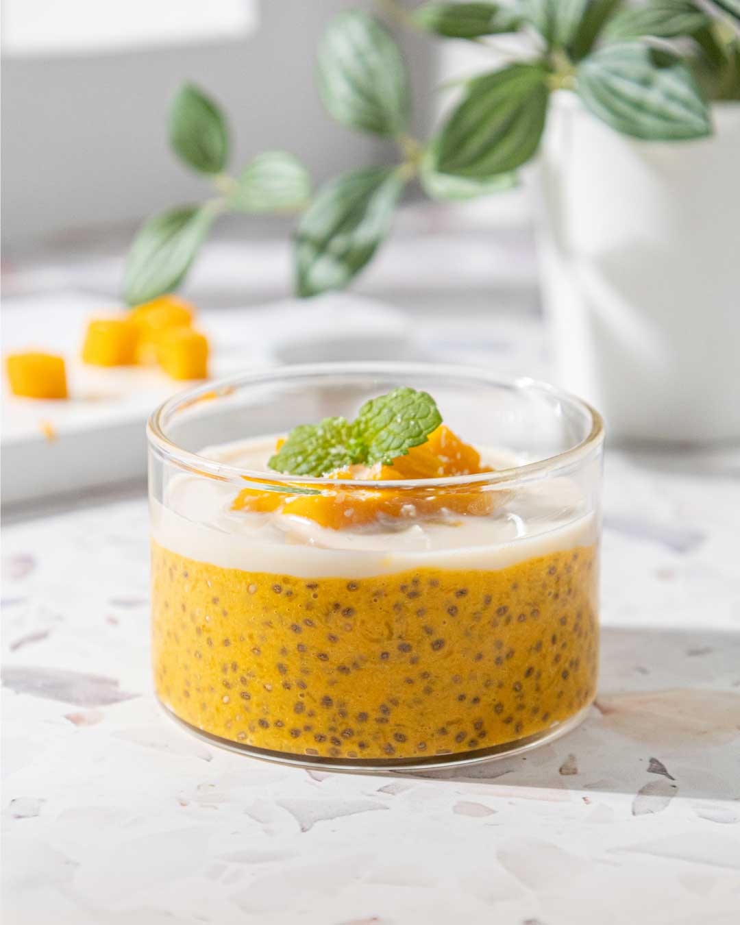 Mango Chia Pudding 
