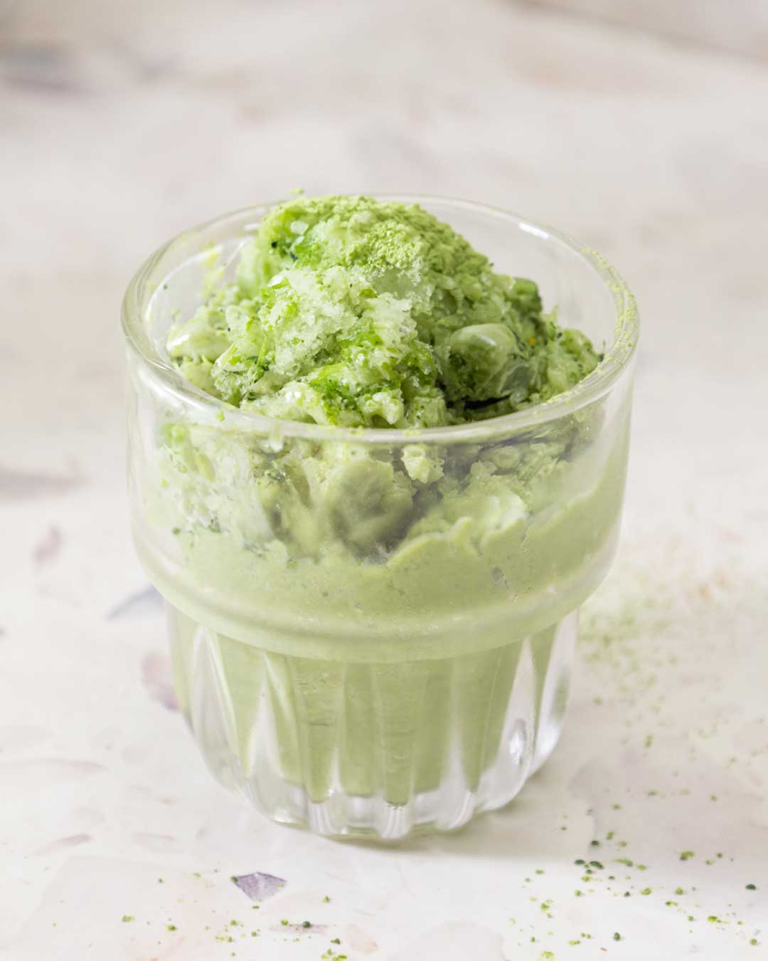Coconut Matcha Bingsu