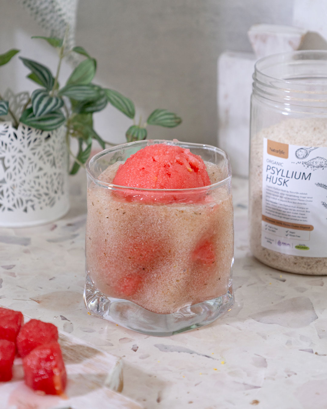 Watermelon & Lychee Soda - Fiber Drink
