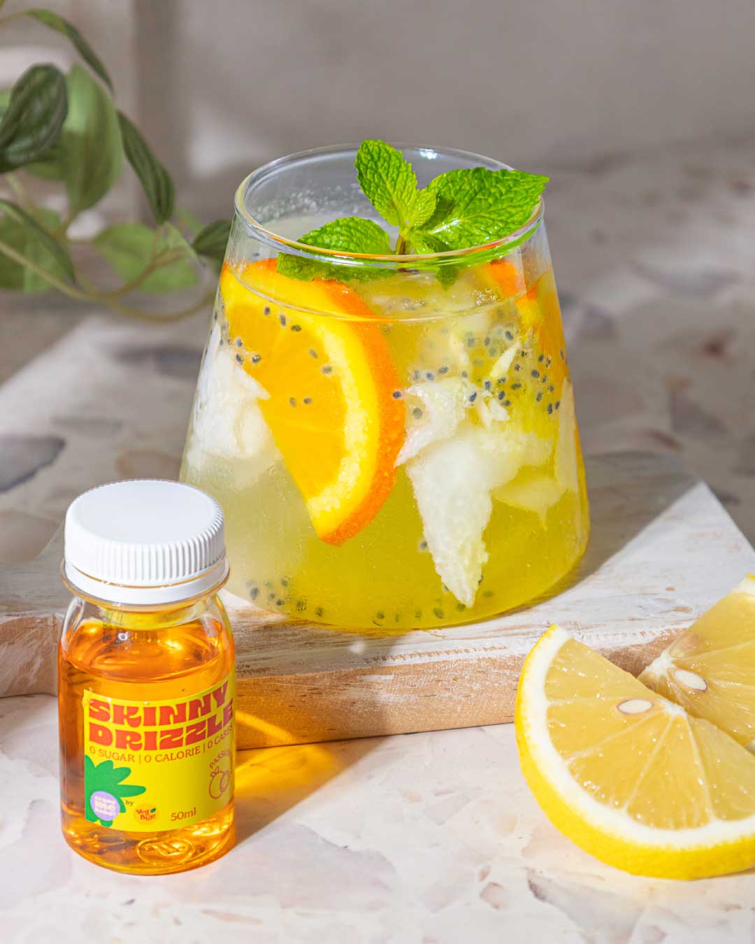 Sugar Free Mocktail - Tropical Sunset 