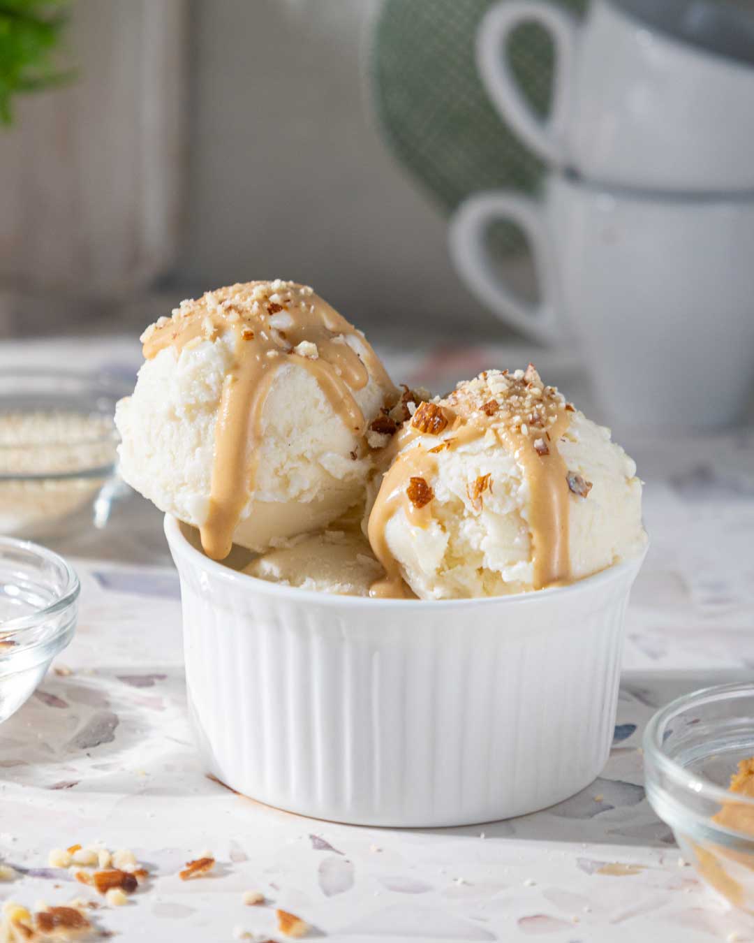 Miso Caramel Protein Ice Cream 