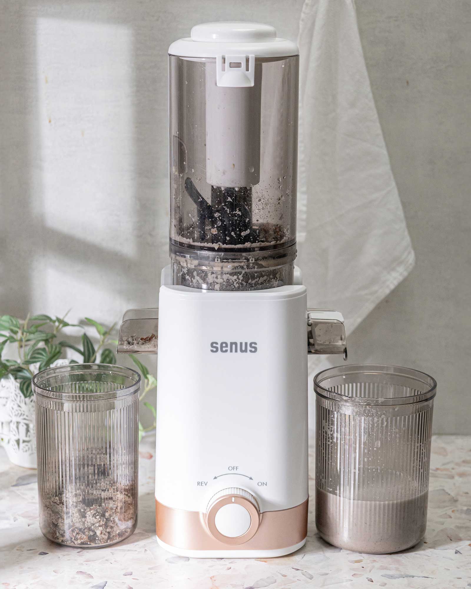 Slow Juicer Rose Gold - Slim & Estetik