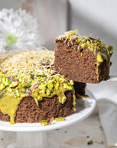 Online Class Dubai Chocolate Cake